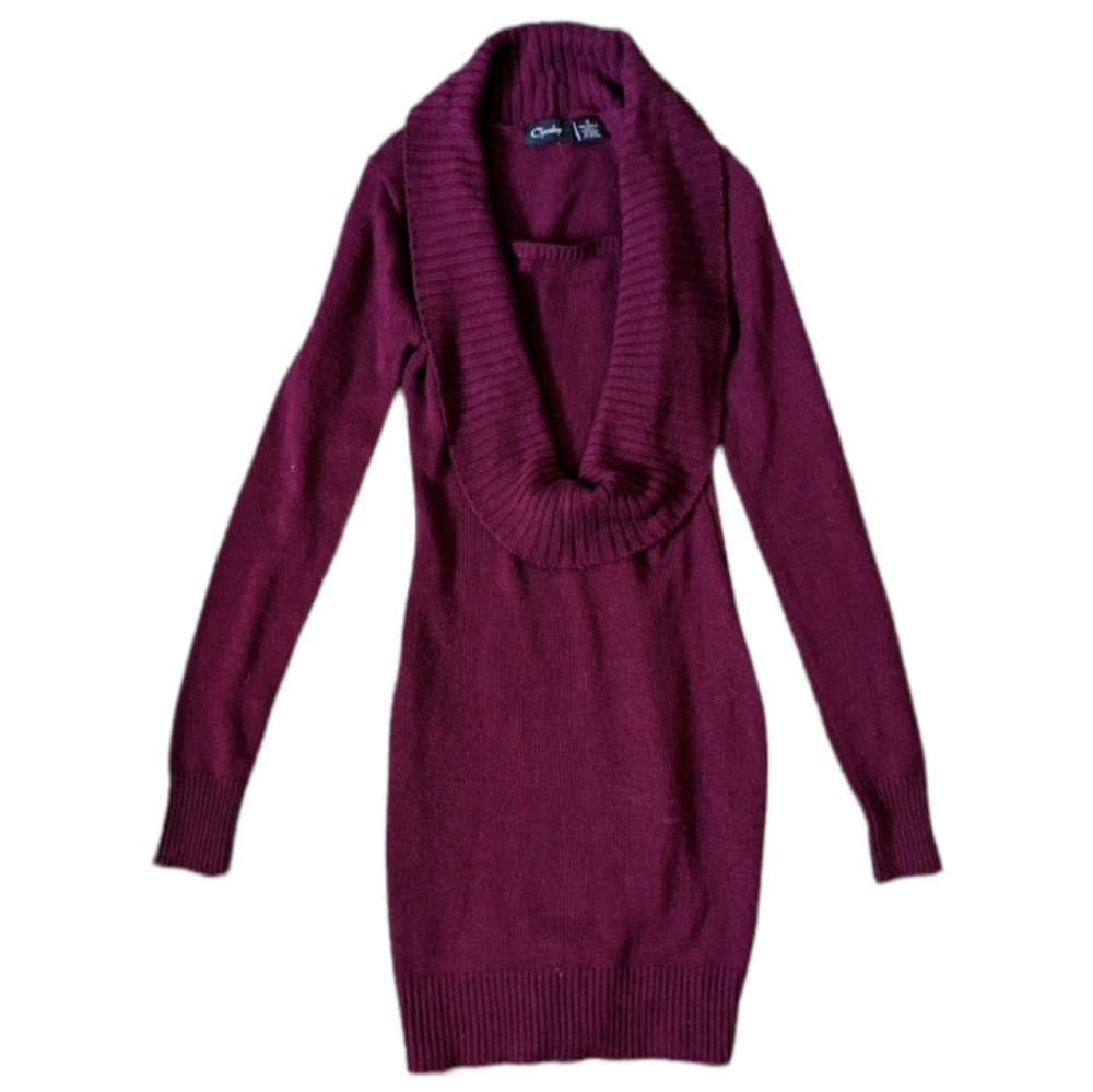 Chesley Burgundy Sweater Dress 🍂